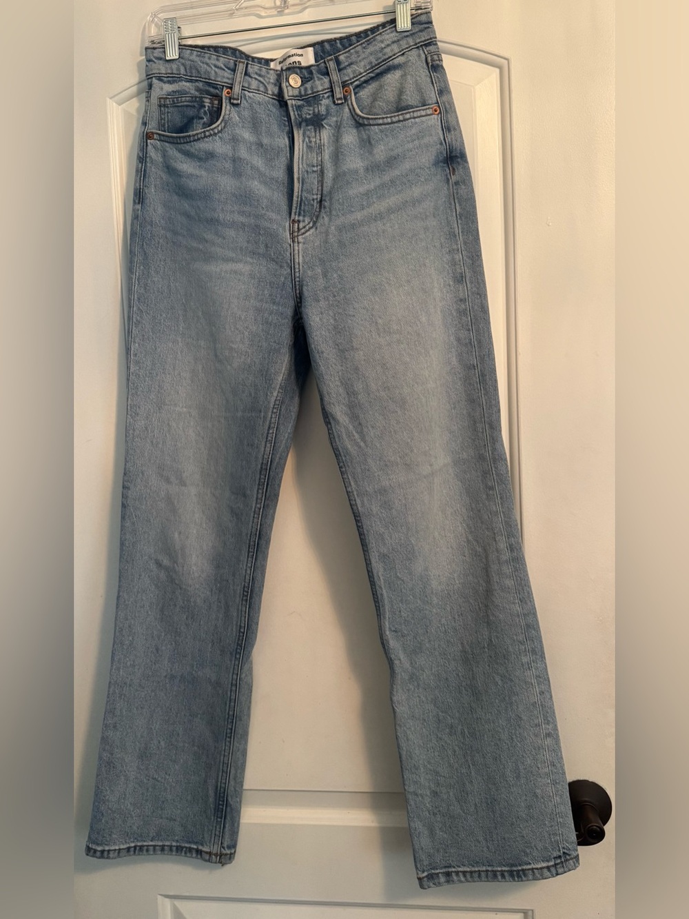 Reformation Cynthia High Rise Straight Jeans
